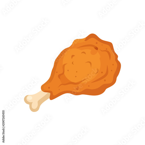 Foto Fried Chicken Drumstick with Bone.