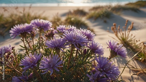 Vibrant Sea Aster Blossoms