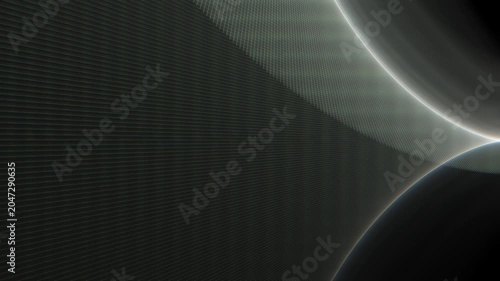 Smooth futuristic motion background with fine mesh. Excellent dark abstract animation of rapid curves. seamless loop