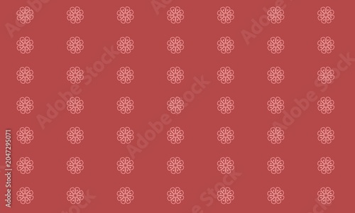 seamless pattern with floral shape