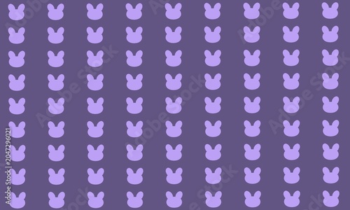 seamless pattern with purple animal shape
