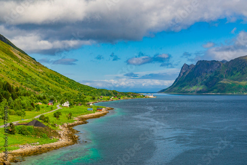 Fotografía Lofoten Island, Norwegian Sea, Alesund, Hjorundfjord, Finnmark, Norway, Arctic,