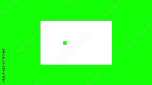 Bouncing Square Animation Between Walls