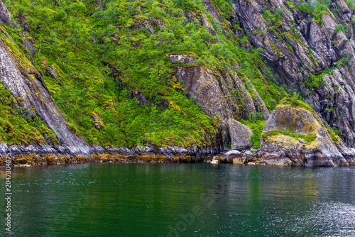 Quadro su tela Lofoten Island, Norwegian Sea, Alesund, Hjorundfjord, Finnmark, Norway, Arctic,