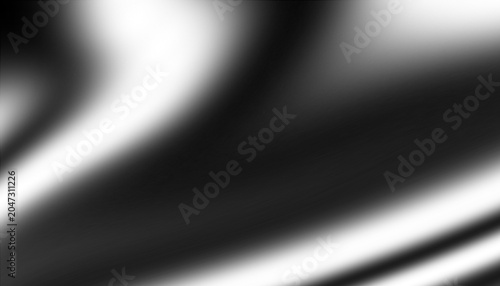 Cuadro en lienzo Abstract black and white motion blur lines in minimalist high contrast monochrom