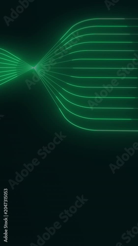 Flat user interface vertical layout focusing on generative AI automated creation platforms with multimedia asset panels.