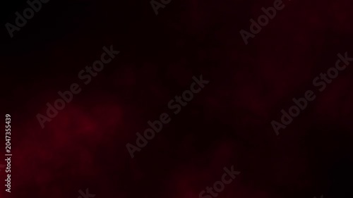 Red smoke clouds abstract background texture 4K, Dark Red Clouded Atmosphere Background, Abstract red smoke or fog slowly moving on dark background