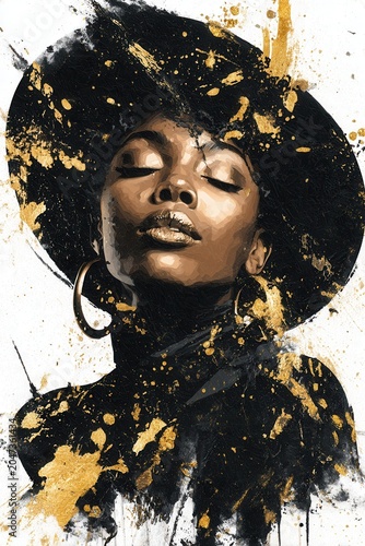 Poster for black history month.	
