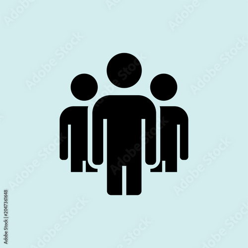 Fotografía A group of human figures with one highlighted center, showing an infection cluster