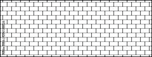 Schilderij op canvas Pattern Cobble Brick, Pattern Texture Paver, Pattern Stone Cobble