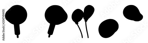 Earbuds set with black headphones icon featuring audio, music, technology with wireless and sound equipment