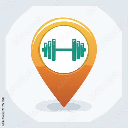 Fitness Location Icon
