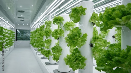 Laboratory-Grown Lettuce in Controlled Environment Cultivation