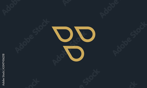 letter V Logo line luxury