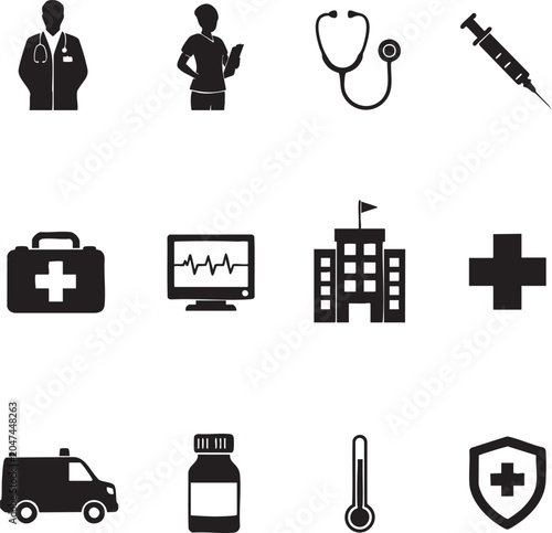 Office Administration Icon Set