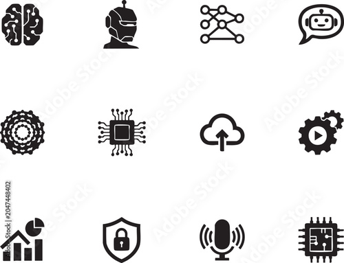 Digital Innovation Symbol Set
