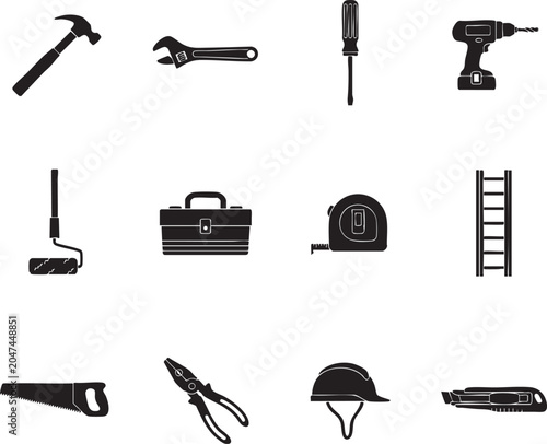 Hand Tool and Workshop Icons
