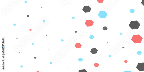 Fotografie PrintAbstract Hexagon Pattern Vector Background