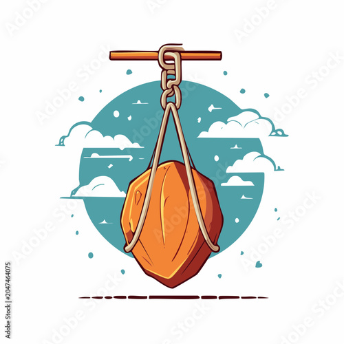 Punching Bag Illustration