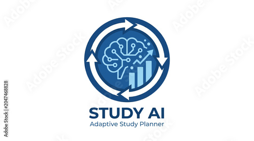 Study AI Adaptive Learning Technology Logo.