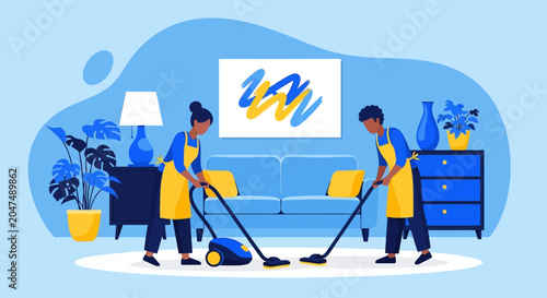 Photos Cleaning services, janitorial staff, housekeeping team, professional cleaners