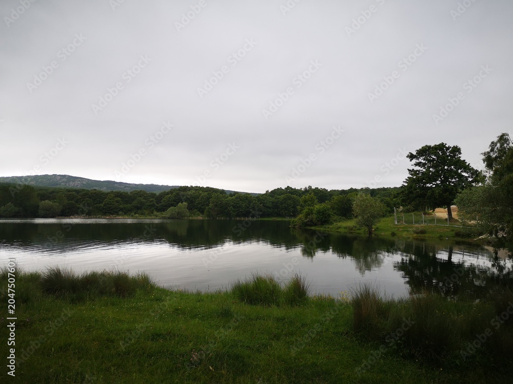 Obraz premium lake in the morning