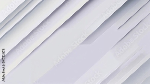 Abstract White Gray Diagonal Stripe Lines Background with Copy Space