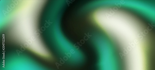 Quadro su tela Green and white gradient background grain noise texture retro vintage effect abs
