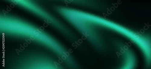 Tableau sur toile Green and white gradient background grain noise texture retro vintage effect abs