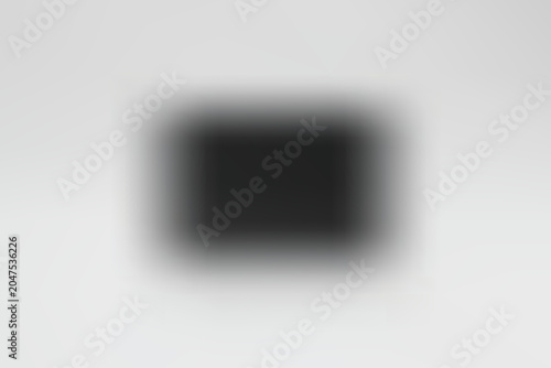 A black rectangle appears on a transparent background with no distractions.