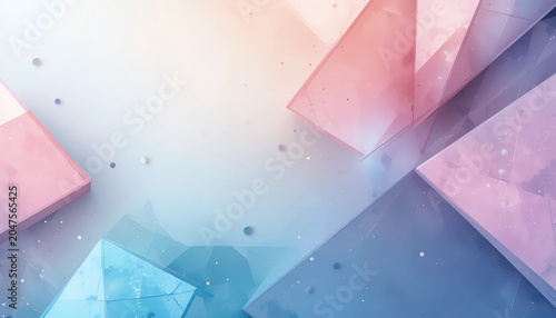 Modern pastel geometric shapes, minimalist abstract wallpaper, soft gradients, premium style.