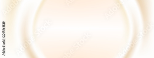 Bild auf Leinwand Vanilla pearl backdrop with creamy circle frame for cosmetic product presentation design and beauty serum label