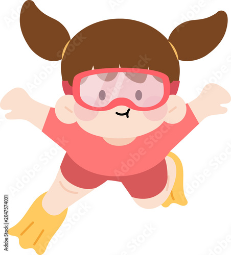 잠수하는 어린이_1