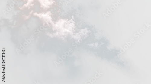 Εκτύπωση καμβά Soft clouds drifting in the sky during the day with a clear background and no vi