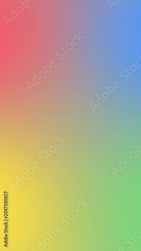 Summer Pop Abstract Motion Background with Bright Color Shapes