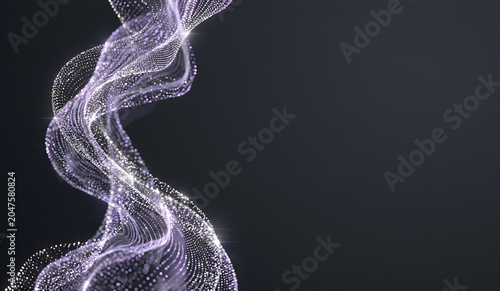 abstract wave particles pattern background | purple wave background wallpaper 