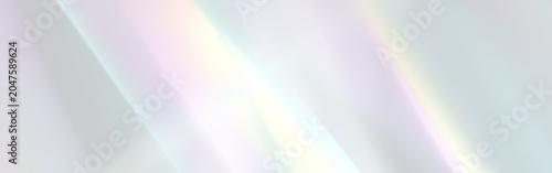 Bild auf Leinwand 幻想的な虹色レンズフレアとクリスタルの輝き