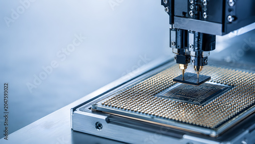 Robotic Placement of Advanced Semiconductor Chiplet