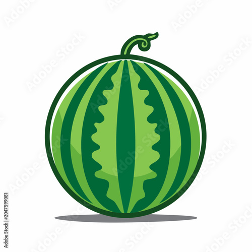 Stylized Watermelon Icon