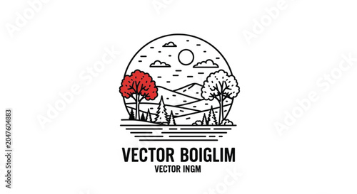 Vector Boiglim Logo Design Elements.