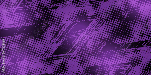 purple black brush wrap car sticker pattern abstract banner sporty lines black purple grunge color combination brush pattern racing motorsport design, modern.