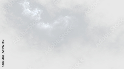 Canvas Print Clouds appear in a clear sky during the afternoon providing a cool shade above t