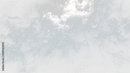 Bild auf Leinwand Clouds drifting softly in the sky on a bright day revealing open blue space in t