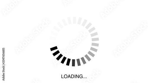 loading animation video stock video, loading progress animation