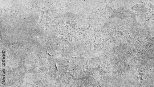 Gray concrete wall texture with rough plaster surface for grunge background a...