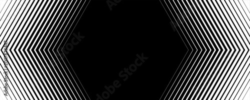 Vászonkép Black linear arrow background