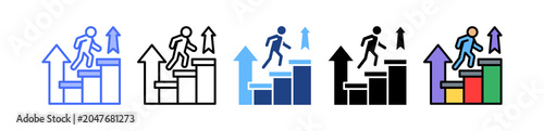 Photos Performance Growth multiple icon