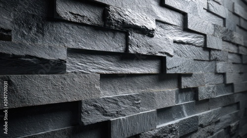 Textured dark stone wall background