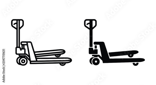 Pallet jack icon