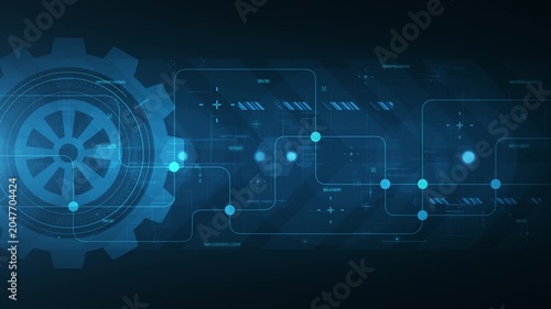 Digital gear connecting network data processing technologies
